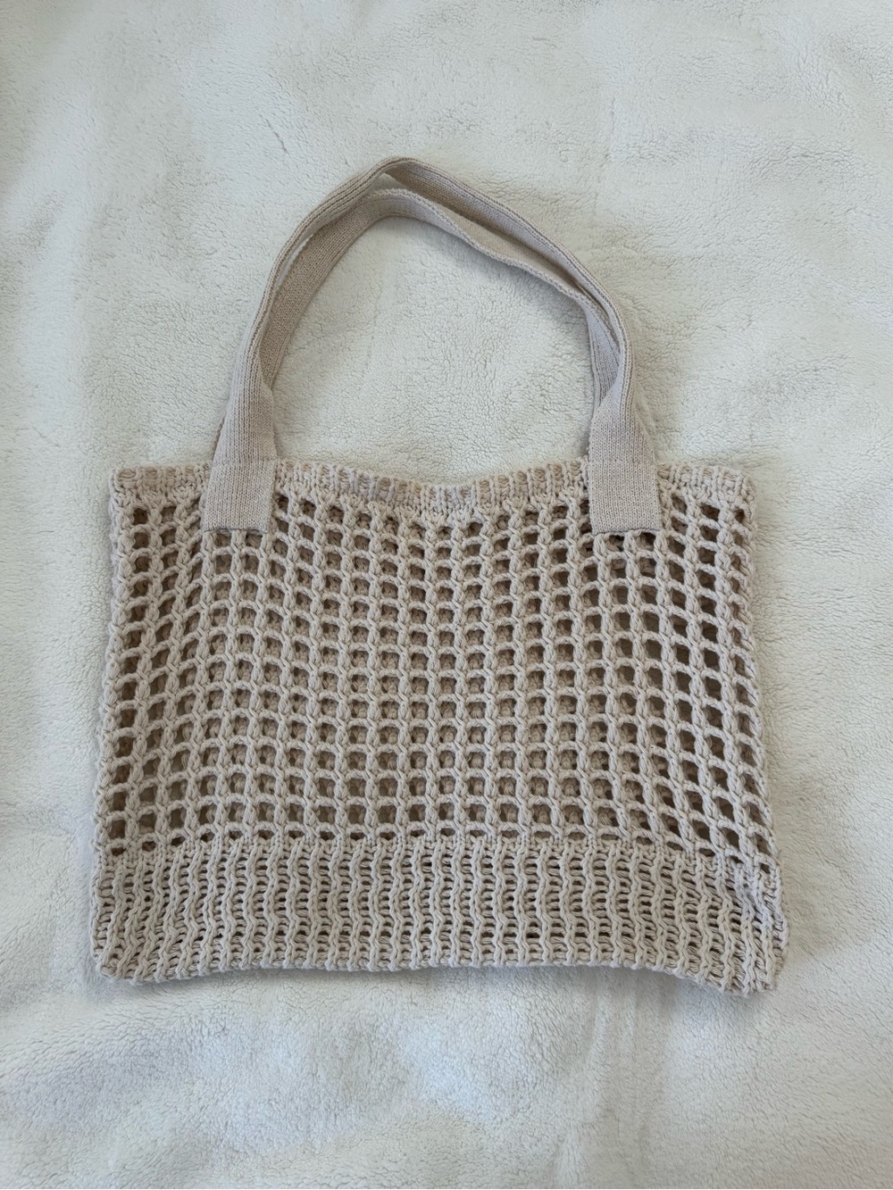 Woven Knit Tote Bag